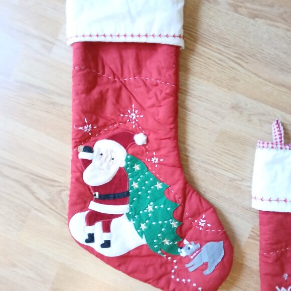 Pottery Barn Kids Set of 6 Holiday Stockings - Picture 8 of 10